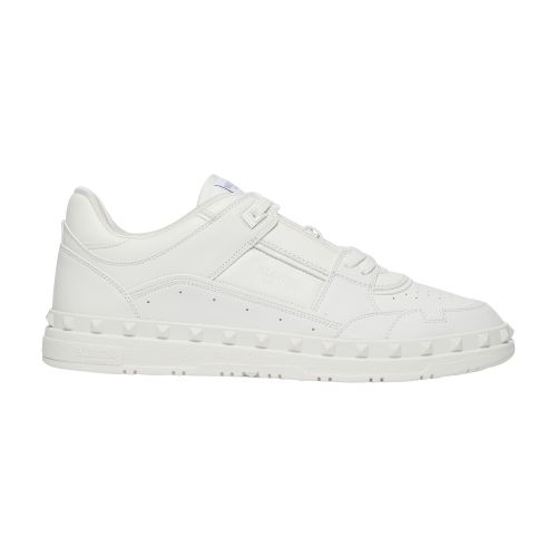 Shop Valentino Freedots Sneaker In Bianco_bianco_bianco