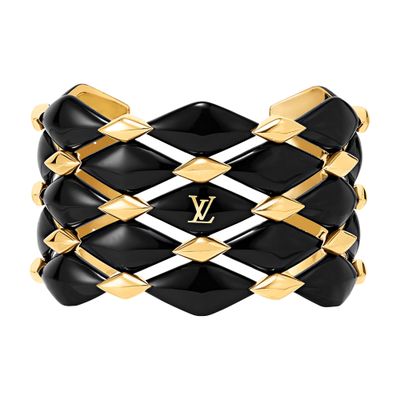 Louis Vuitton Lv Malletage Bracelet In Black