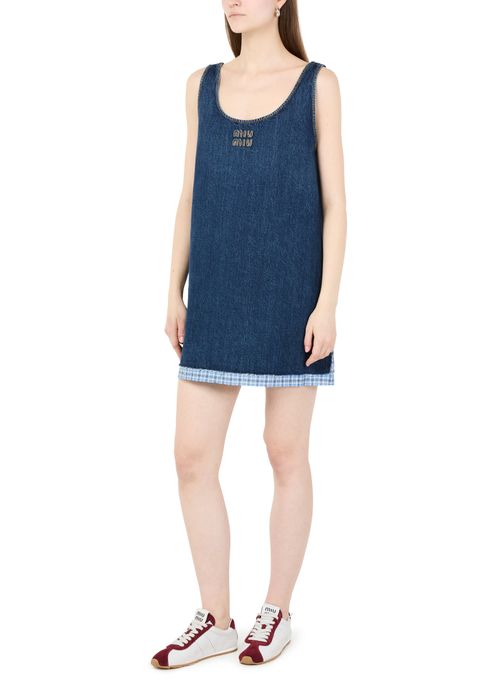 MIU MIU Kurzes Kleid aus Denim