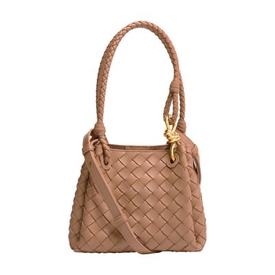 Bottega Veneta Parachute Small Bag In Brown
