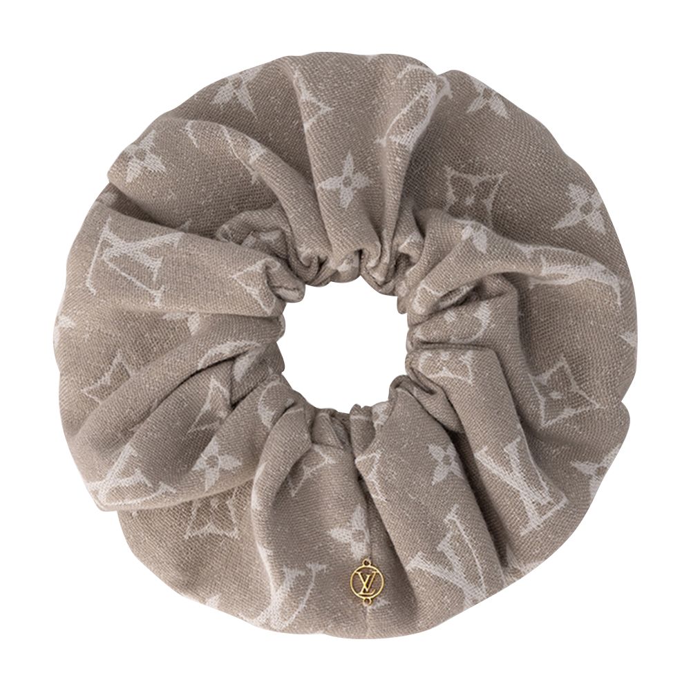 Monogram Jacquard Denim Scrunchy thumbnail 5