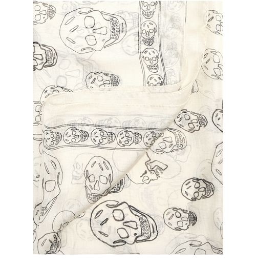 MCQUEEN Skull scarf