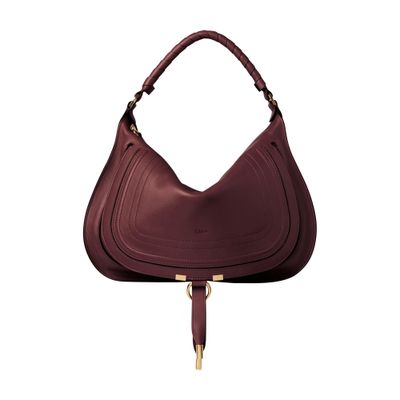 Chloé Marcie Shoulder Bag In Brown