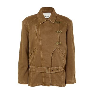 Isabel Marant Caitlyn Jacket In Brown