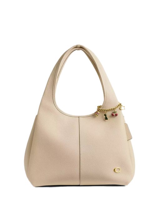 COACH motif chain bag charm
