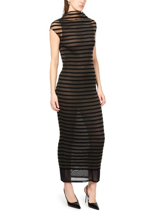 JEAN PAUL GAULTIER Mariniere stripes long dress