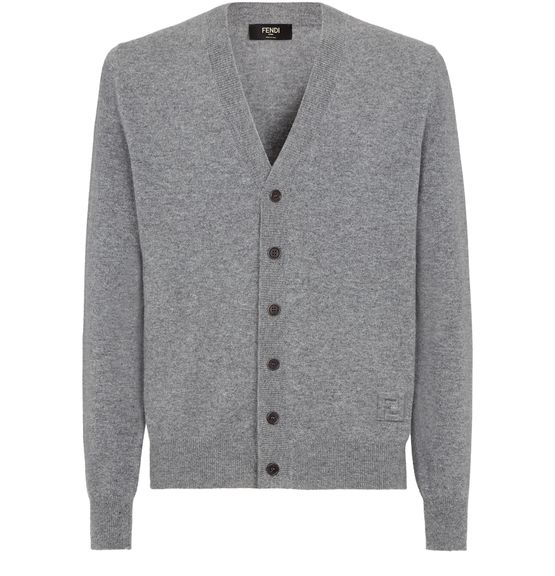 Cardigan avec encolure en V Homme FENDI 24S