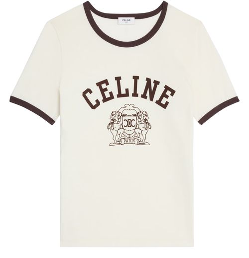 CELINE Celine blason 70's t-shirt in cotton jersey