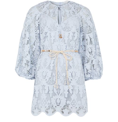 ZIMMERMANN Coco lace tunic mini dress