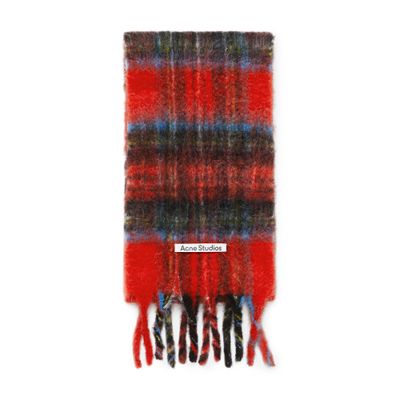 Acne Studios Mohair Scarves In Orange