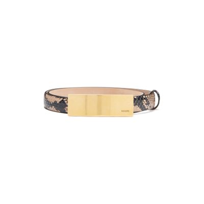 Khaite Berlin Antique 25 Mm Belt In Grey