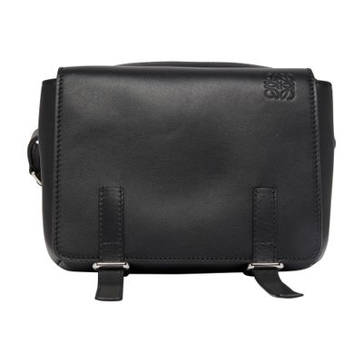 Loewe Military Xs Messenger Bag In Black