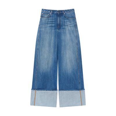 Givenchy Wide-leg Jeans In Blue