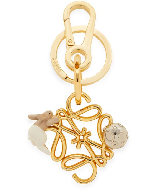 LOEWE Anagram Rabbit metal charm