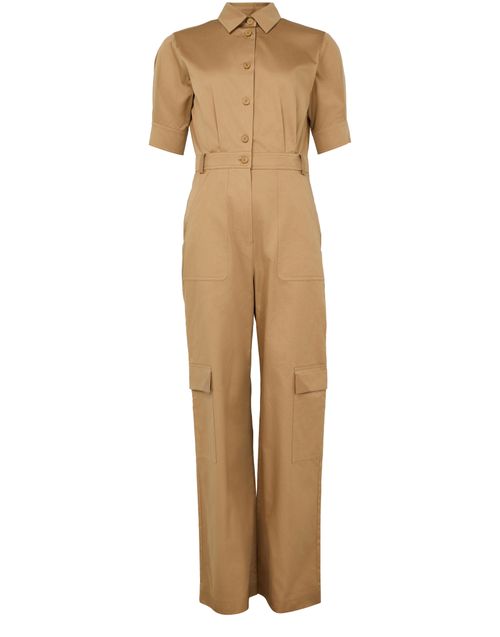 MAX MARA Filippo cotton gabardine jumpsuit