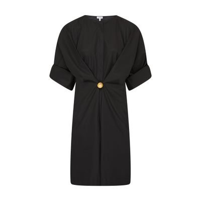 Loewe Pebble Dress In Black