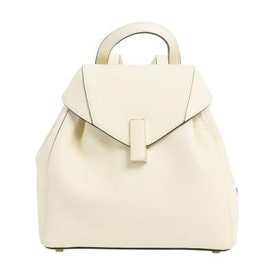 Valextra Iside Mini Backpack In Beige