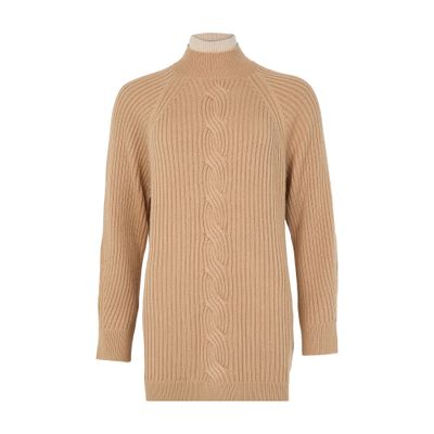 Max Mara Alcazar Turtleneck Sweater In Neutral
