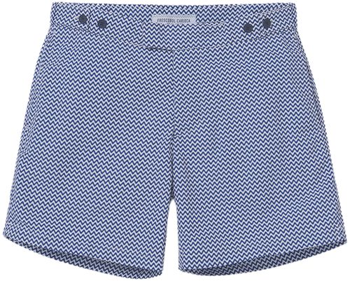 FRESCOBOL CARIOCA Tailored swim shorts copacabana print