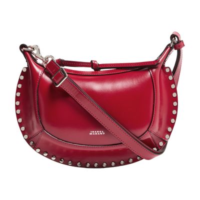 Isabel Marant Oskan Moon Bag In Red