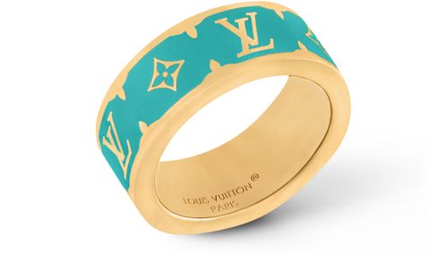 LOUIS VUITTON Nanogram Enamel Ring