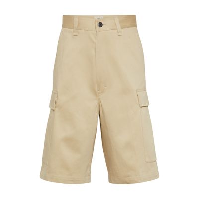 Shop Ami Alexandre Mattiussi Cargo Short In Vanille