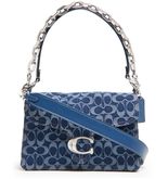 Tabby denim signature shoulder bag - COACH