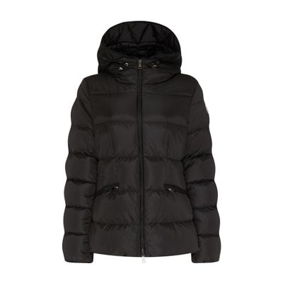 Moncler Biron Short Down Jacket In Black