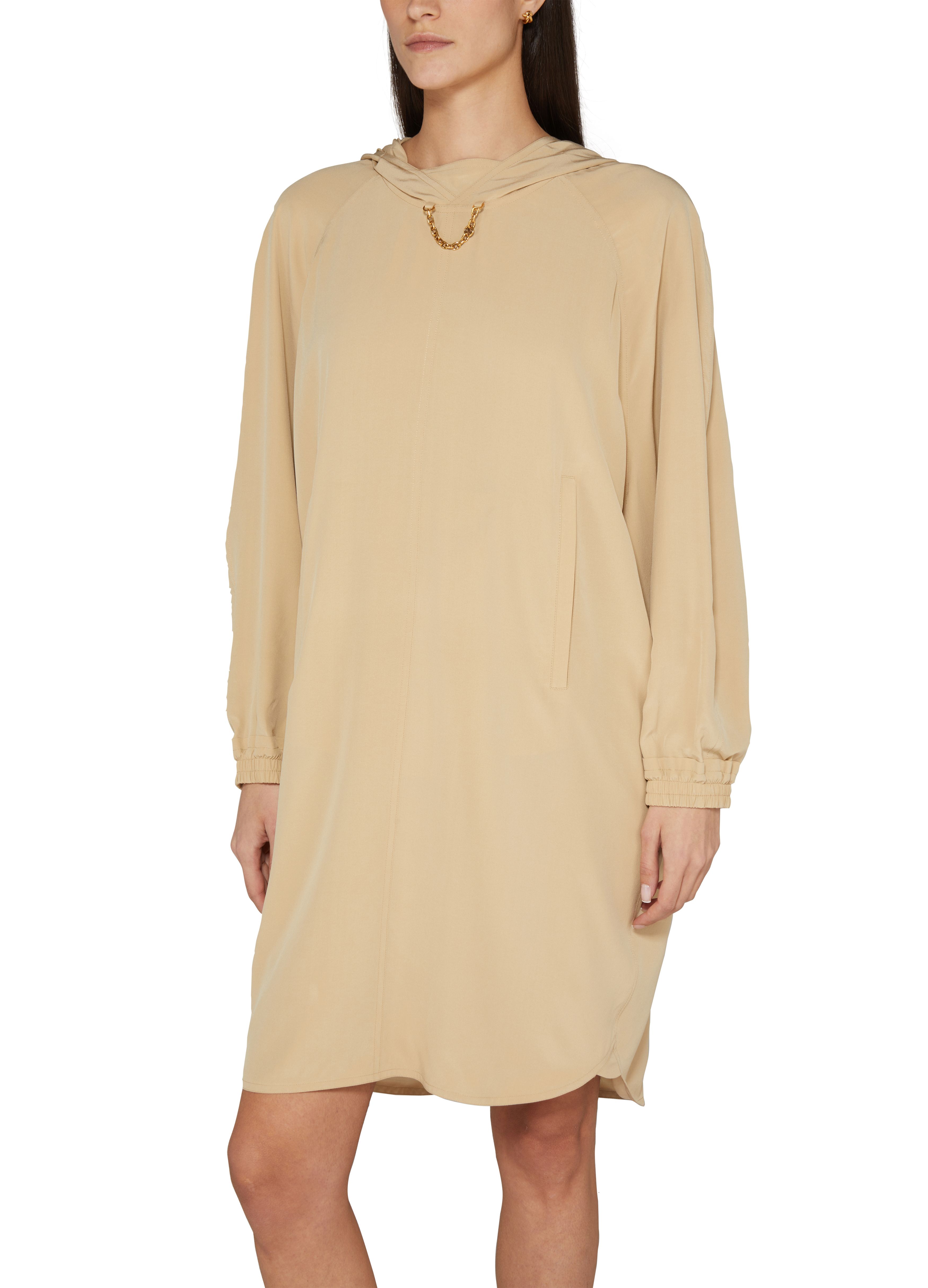 Batwing Sleeve Hoodie Dress thumbnail 3