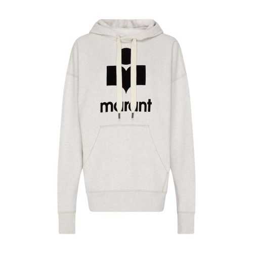 Marant Etoile Mansel Hoodie In Ecru