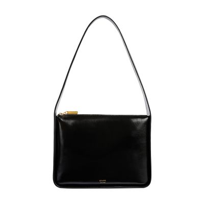 Khaite Lori Squared Shoulder Bag In Black