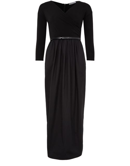 MAX MARA Kaiser bi-material maxi dress