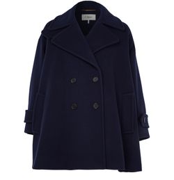 【chloe・クロエ】 COAT コート Chloé ウール製オーバーサイズ ショートコート の茶色 | Chloé JP