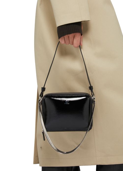 COURREGES Cloud naplack shoulder bag 