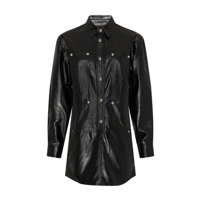 Isabel Marant Étoile Isabel Marant Etoile Ayali Black Leather Dress In Black