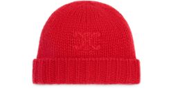 CELINE Triomphe beanie in cashmere and silk