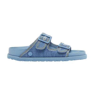 BIRKENSTOCK 1774 ARIZONA STONE WASHED DENIM SANDALS