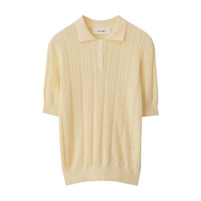 Lisa Yang Cristine Polo Shirt In Yellow