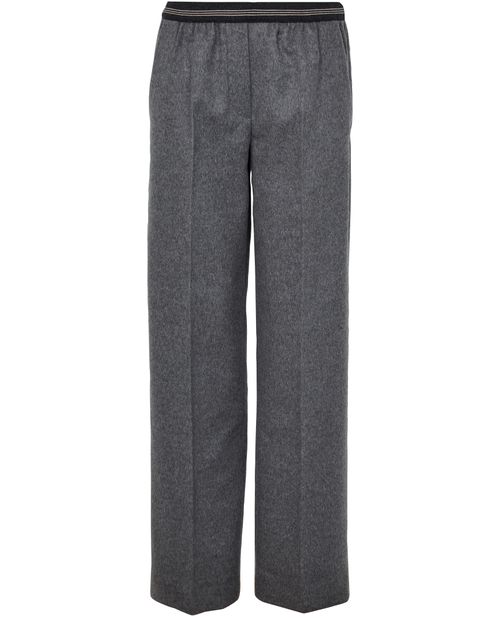 MIU MIU Pantalon en laine avec coulisse