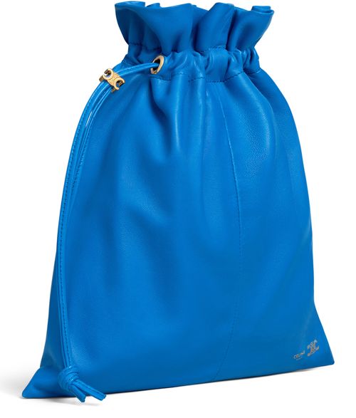 CELINE Small Crystal pouch in lambskin