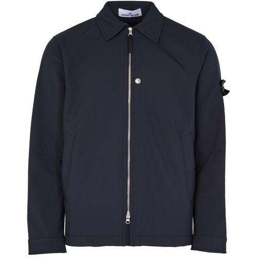 STONE ISLAND Jacke mit Logoaufnäher