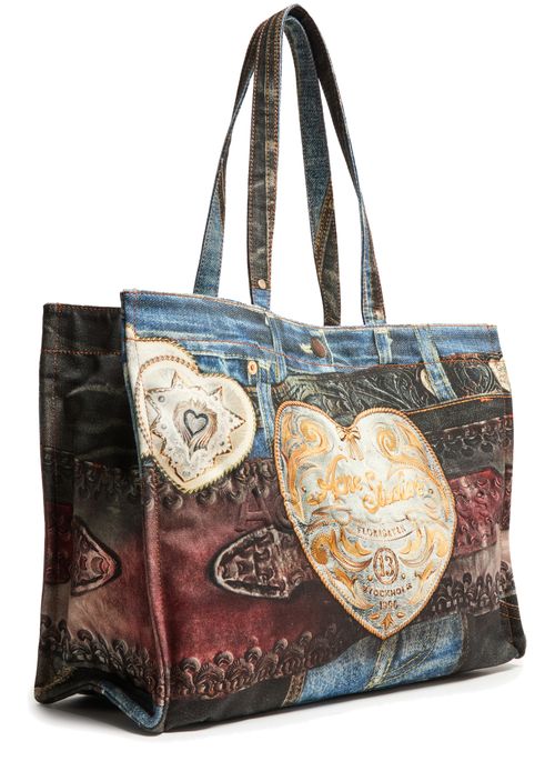 ACNE STUDIOS Tote bag in denim