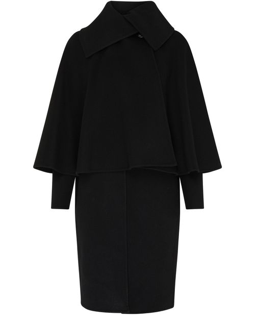 CHLOE Manteau cape en laine et cachemire