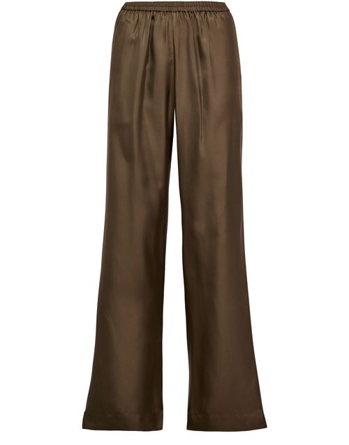 LOULOU STUDIO Gerade schwarze Hose Alera