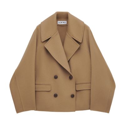 Short coat in wool