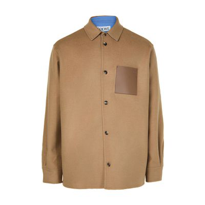 Overshirt in cashmere