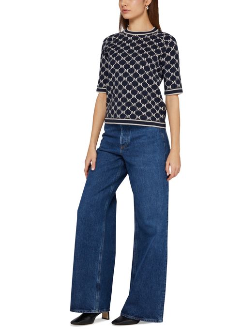 S MAX MARA Portici short-sleeved wool sweater