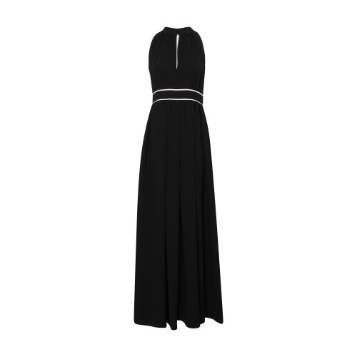 Max Mara Once Maxi Dress In Nero