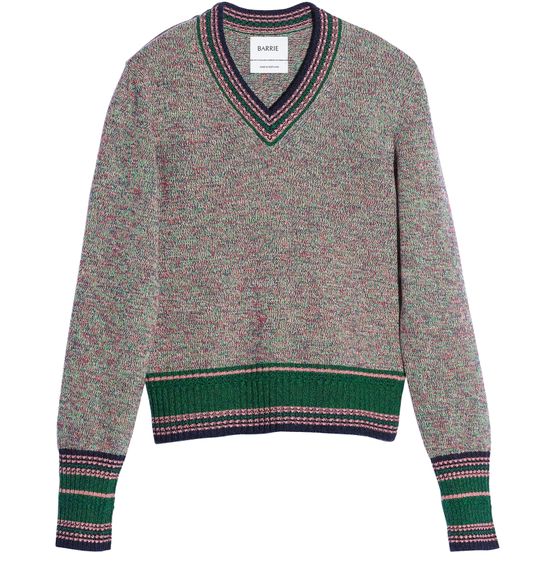 BARRIE カシミヤ100% カーディガン barrie カシミア100% Vネックニット カシミヤ100% レディース