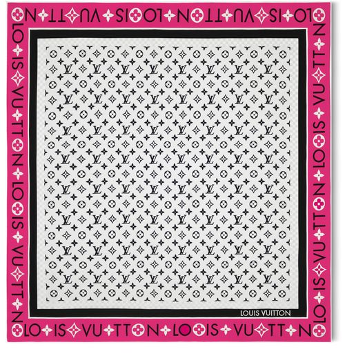 LOUIS VUITTON Carré Monogram Infinity 90